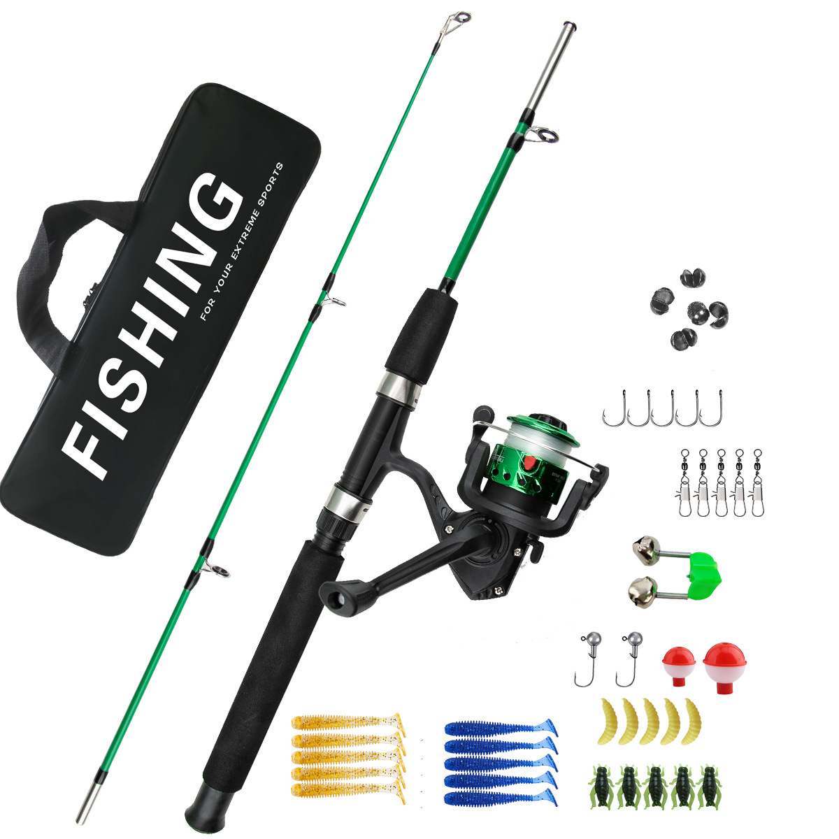 2 Sections Ice Fishing Rod Com - огляд і ціна Ice Fishing Reel
