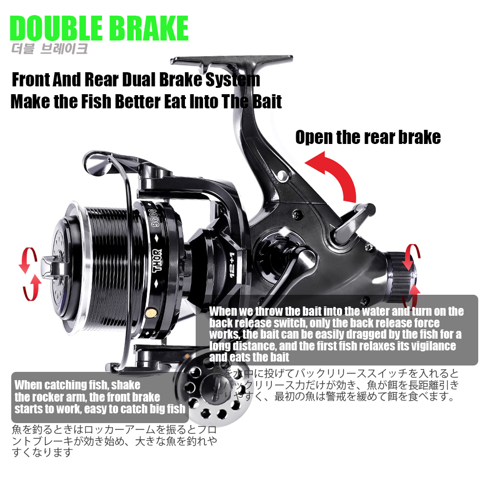 New Carp Fishing Reel Spinning - огляд і ціна Reel Drag Knob
