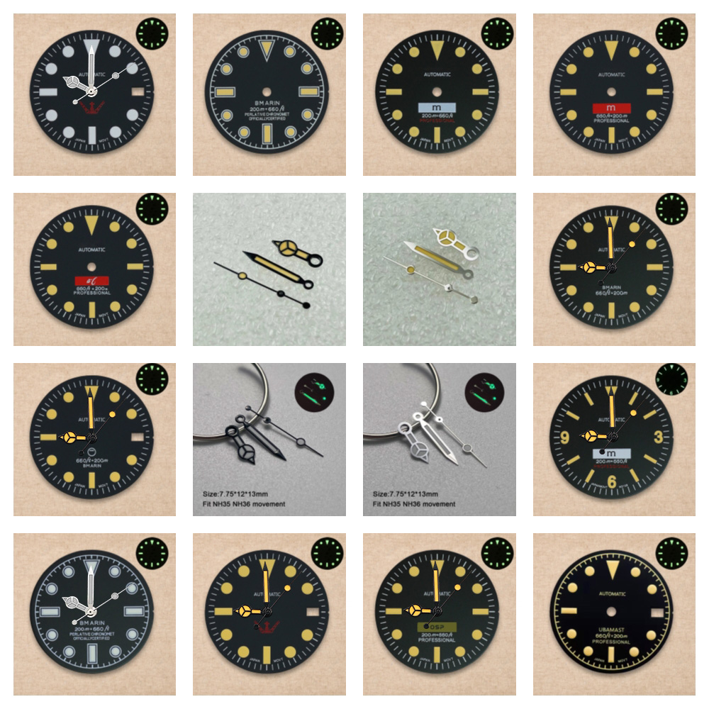 28.5mm S Logo Retro dial Green - огляд і ціна Reel Case
