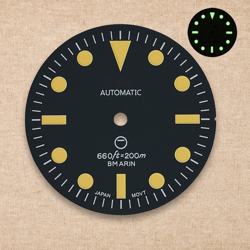 28.5mm S Logo Retro dial Green - огляд і ціна Reel Case