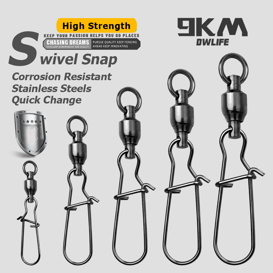 9KM 10PCS Ball Bearing Swivel  - огляд і ціна Baitcasting Reel