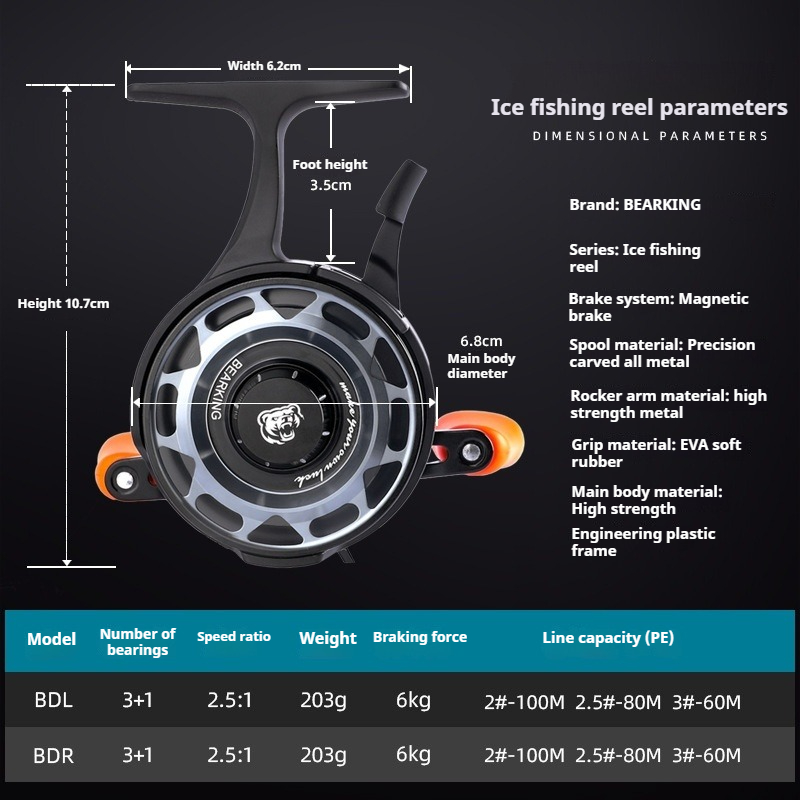 Winter Ice Fishing Reel, Micro - огляд і ціна Ice Fishing Reel