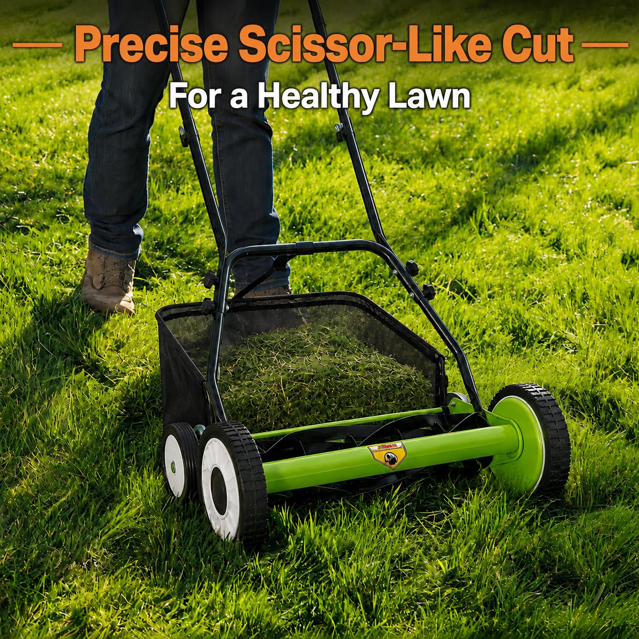 18 Inch Push Reel Lawn Mower,  - огляд і ціна Conventional Reel