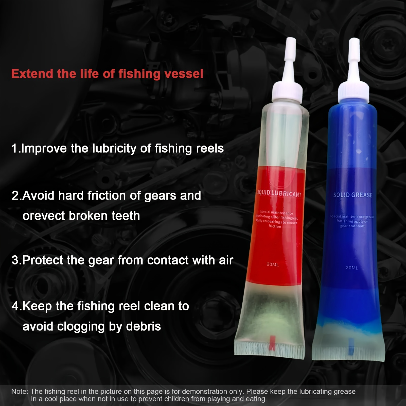 4pcs Fishing Wheel Maintenance - огляд і ціна Reel Lubricant